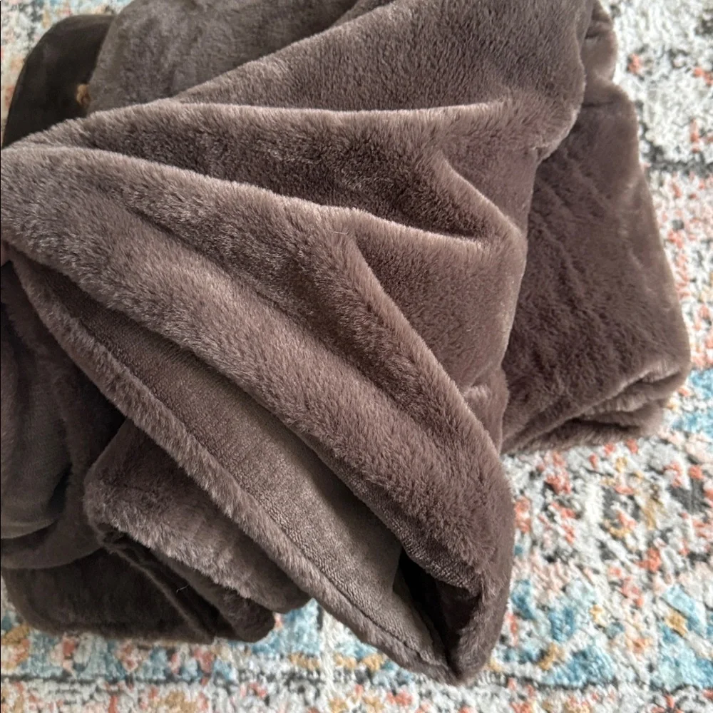 NEW- Unhide Lil' Marsh Blanket in Chocolate Hare